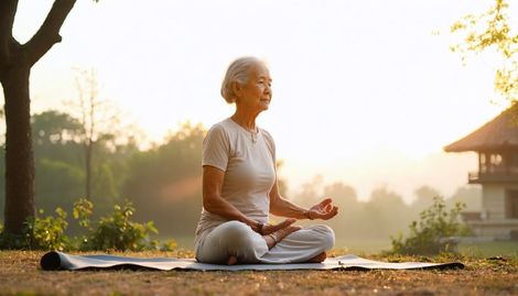 Yaşlılar İçin Rahatlatıcı Nefes Teknikleriyle Yoga ve Zihinsel Denge