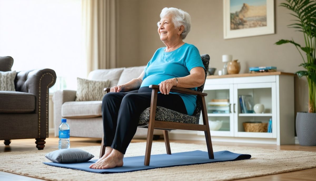 65+ İçin Denge ve Mobilite: Güvenli Sandalye Yogası Rutini