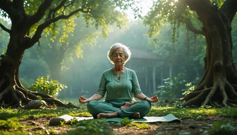 Yaşlılar İçin Rahatlatıcı Yoga Meditasyonu ile Zihinsel ve Bedensel Sağlık
